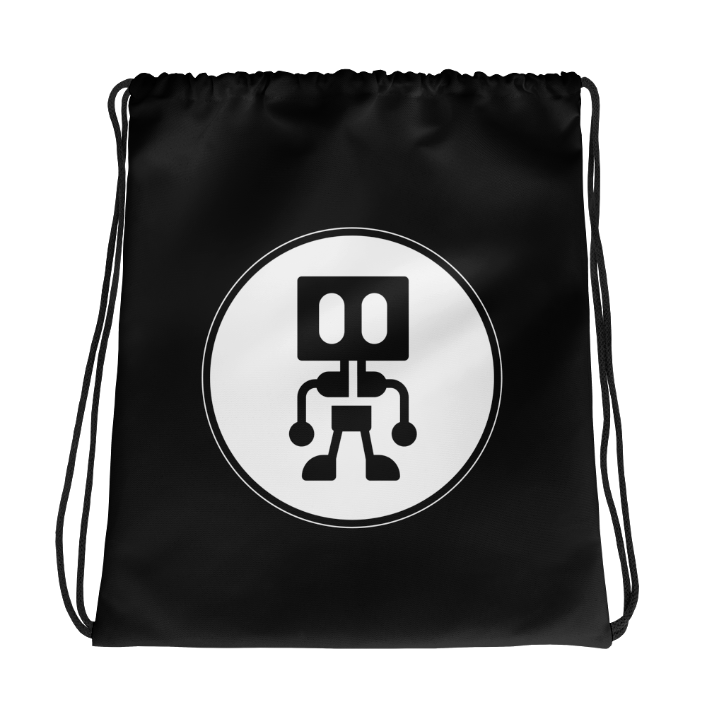 Spike Bot Drawstring Bag