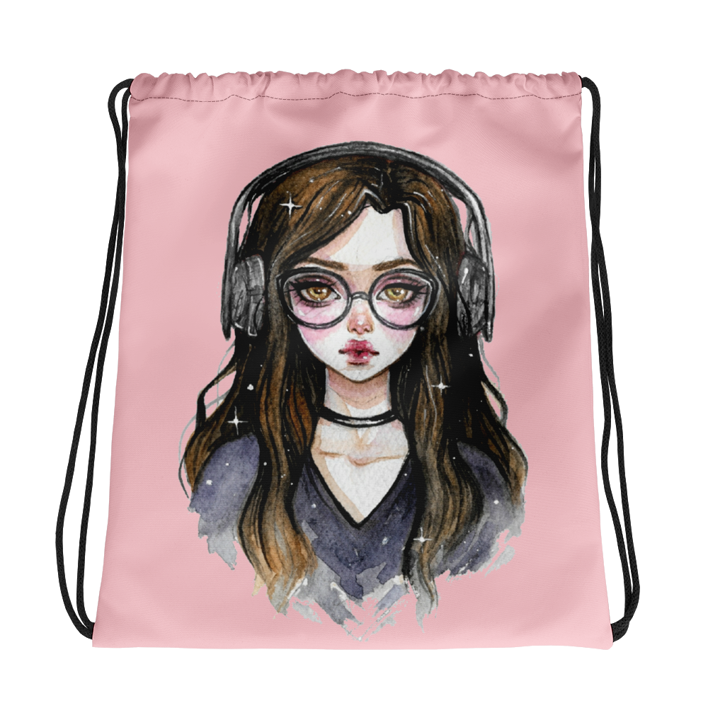 Spooky Babe Gaming Drawstring bag