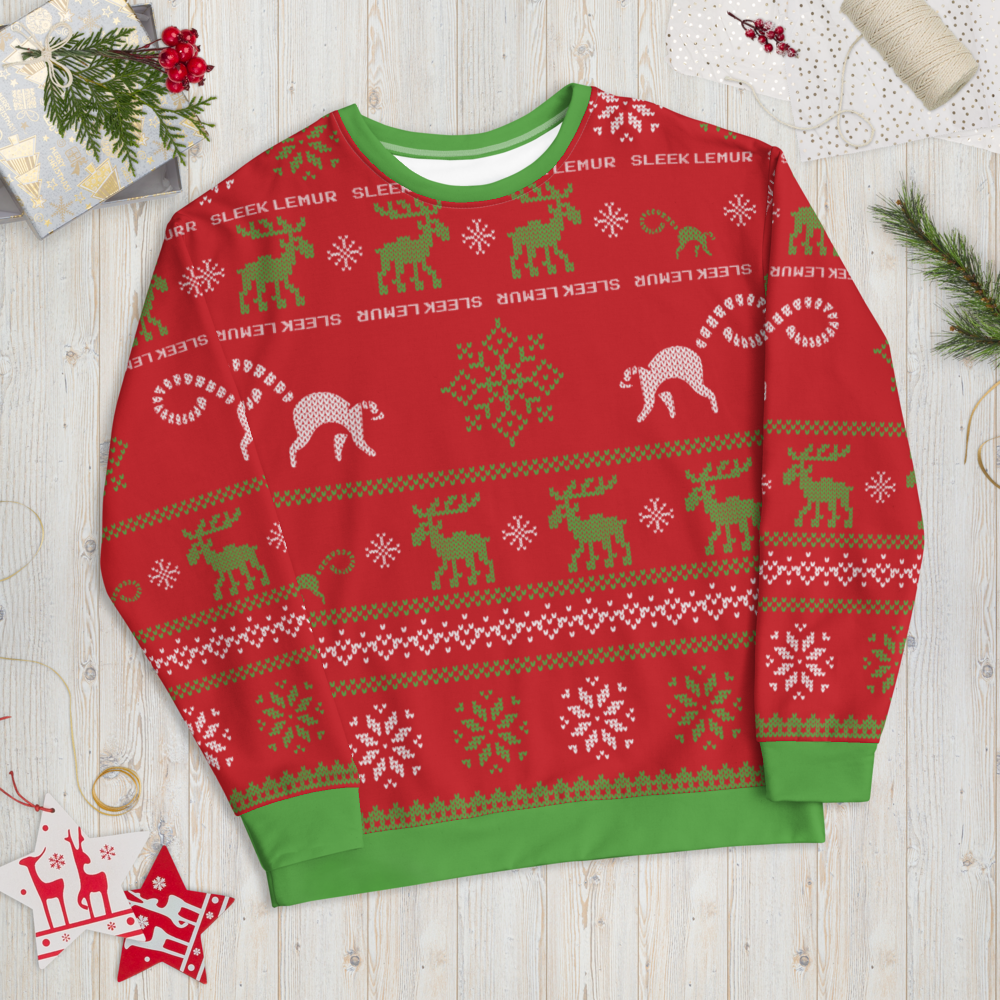 SleekLemur Ugly Christmas Sweater