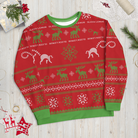 SleekLemur Ugly Christmas Sweater