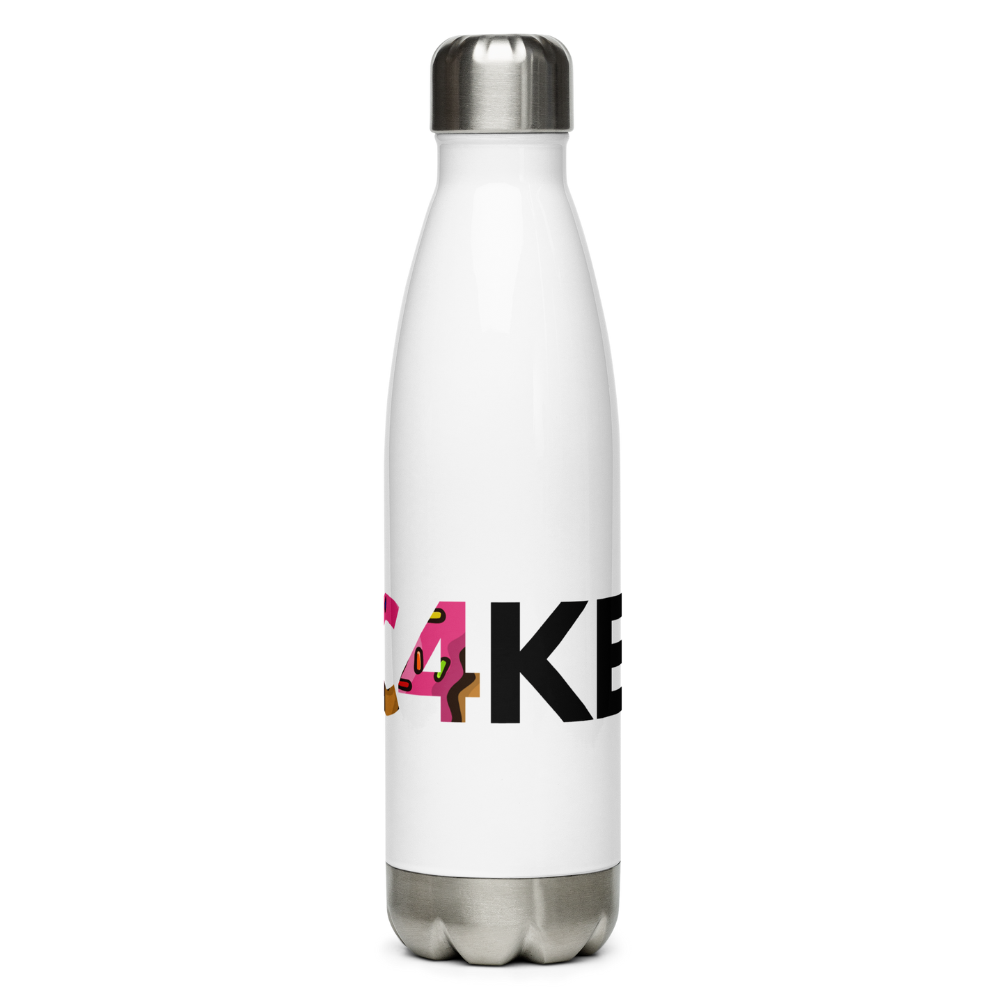 Cupc4ke Stainless Steel Water Bottle