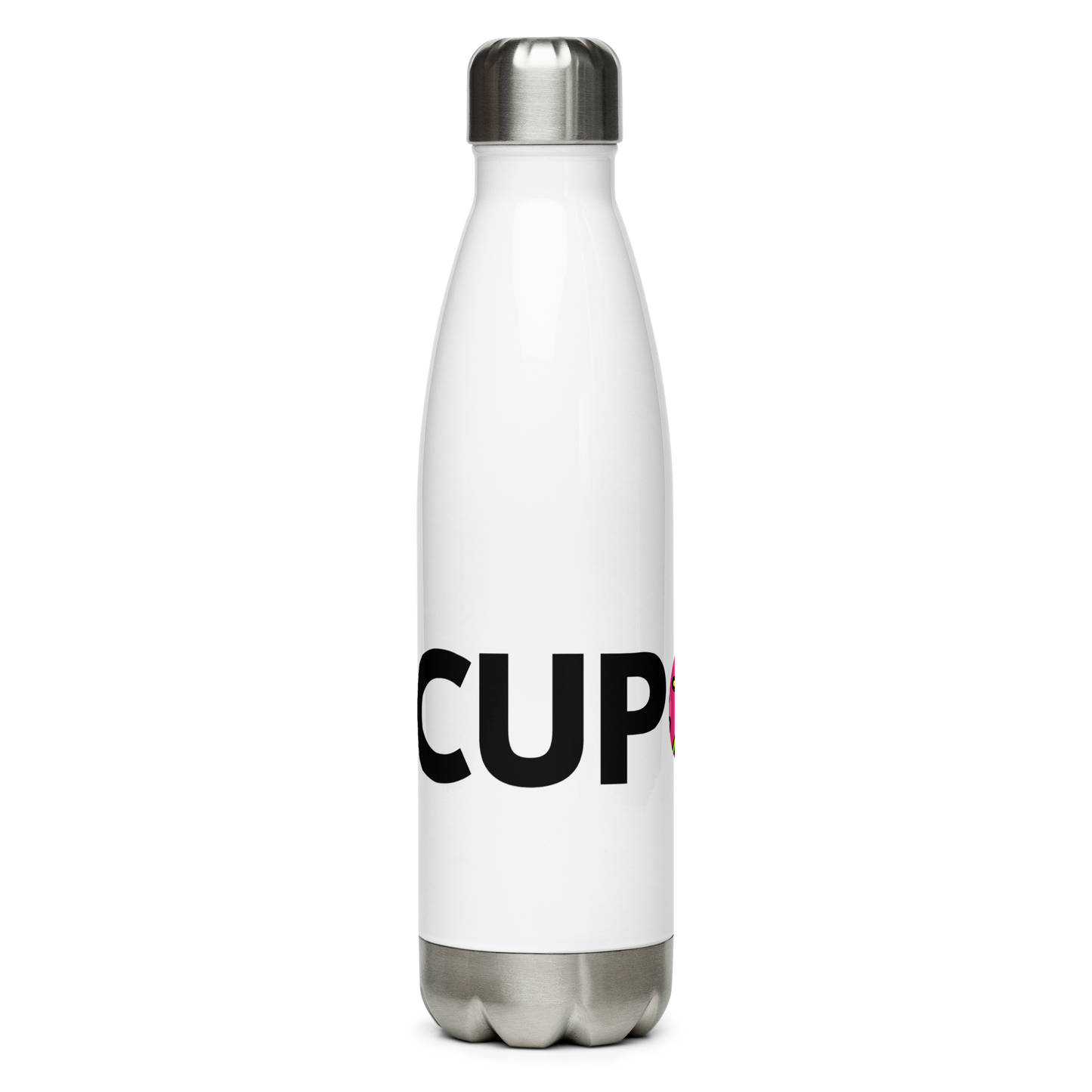 Cupc4ke Stainless Steel Water Bottle