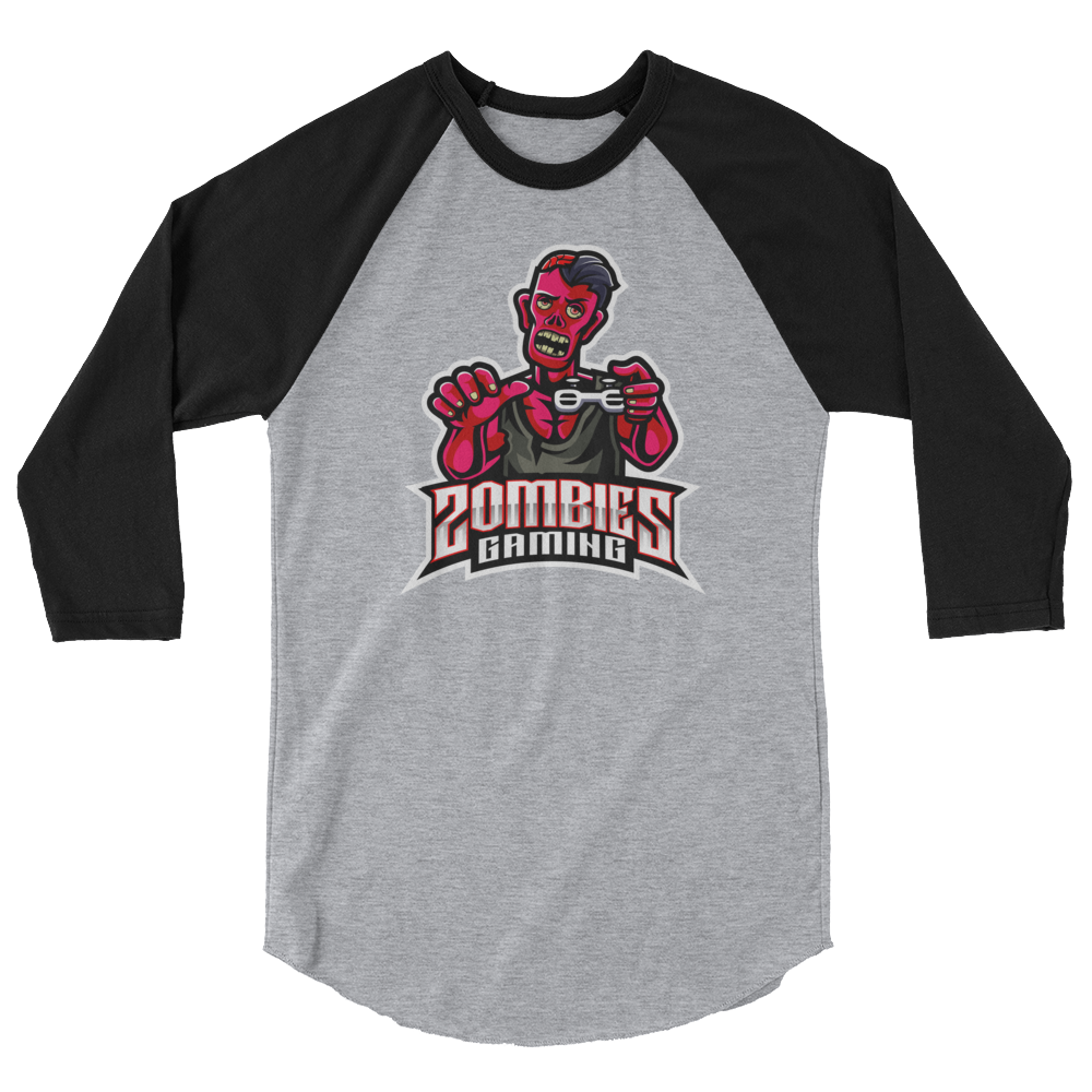 Zombies Gaming Baseball Tee