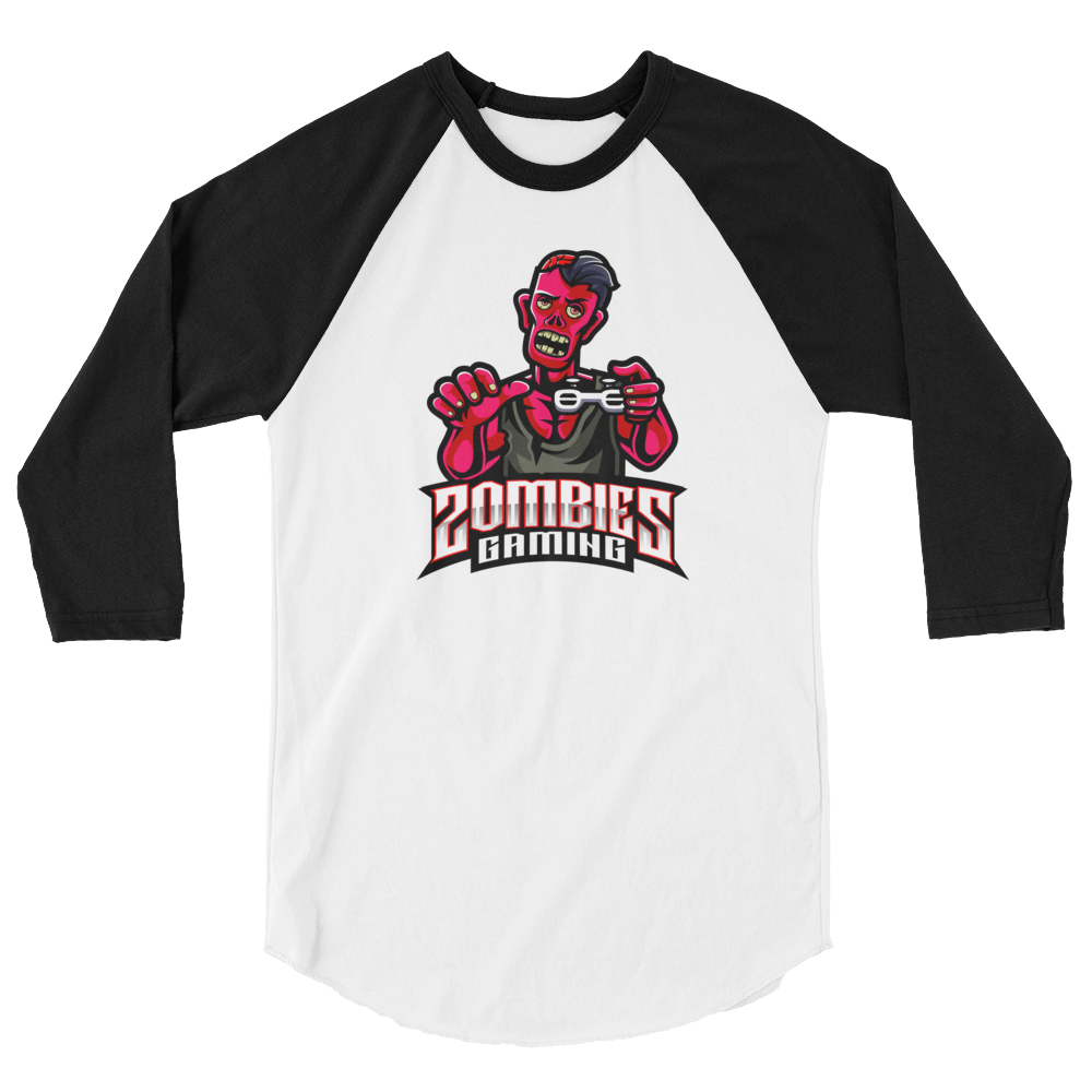 Zombies Gaming Baseball Tee
