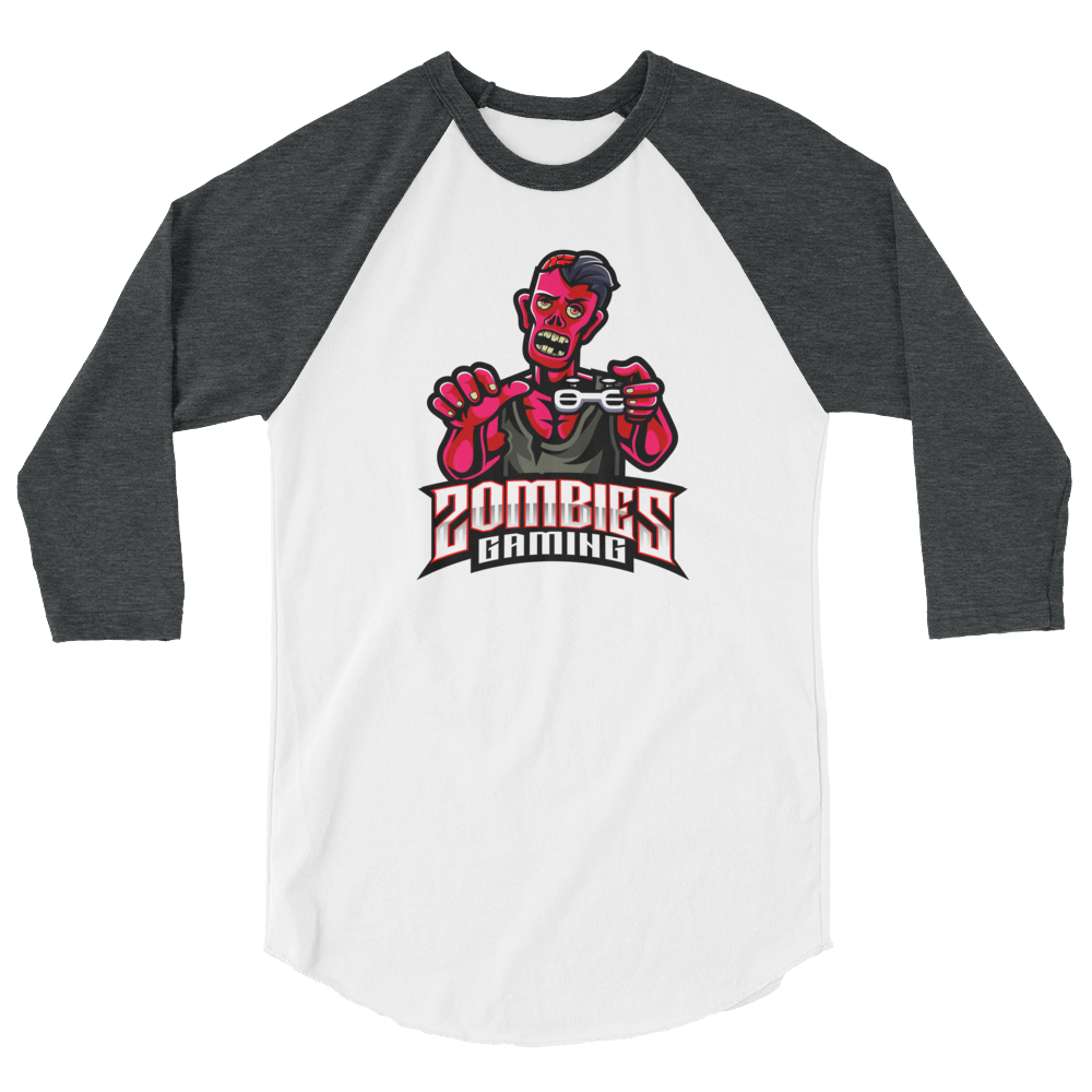 Zombies Gaming Baseball Tee