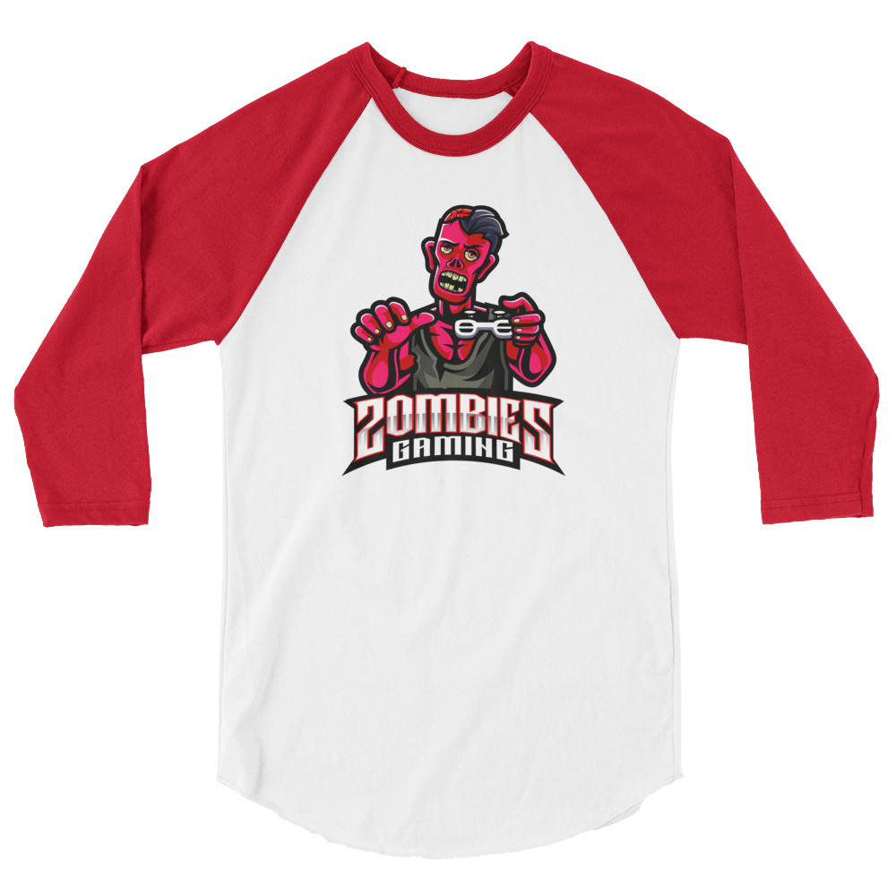 Zombies Gaming Baseball Tee