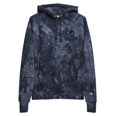 SicXPunisher Champion tie-dye hoodie