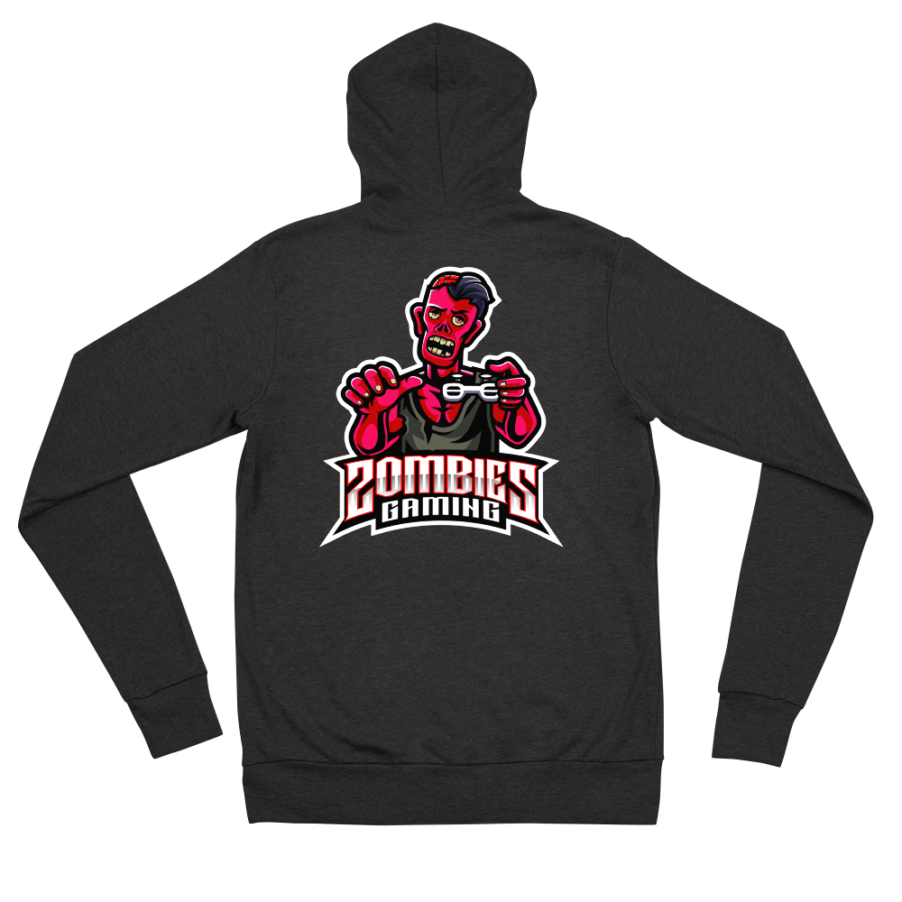 Zombies Gaming Zip Up Hoodie