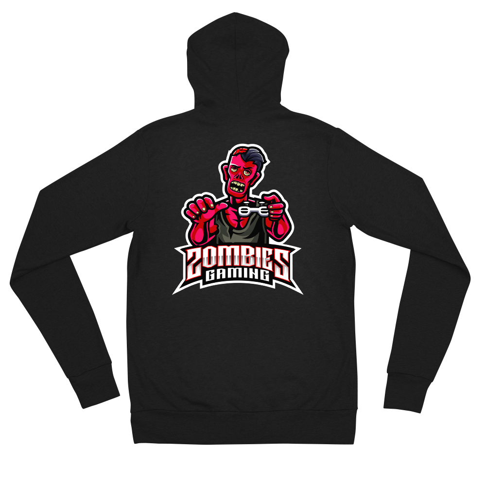 Zombies Gaming Zip Up Hoodie