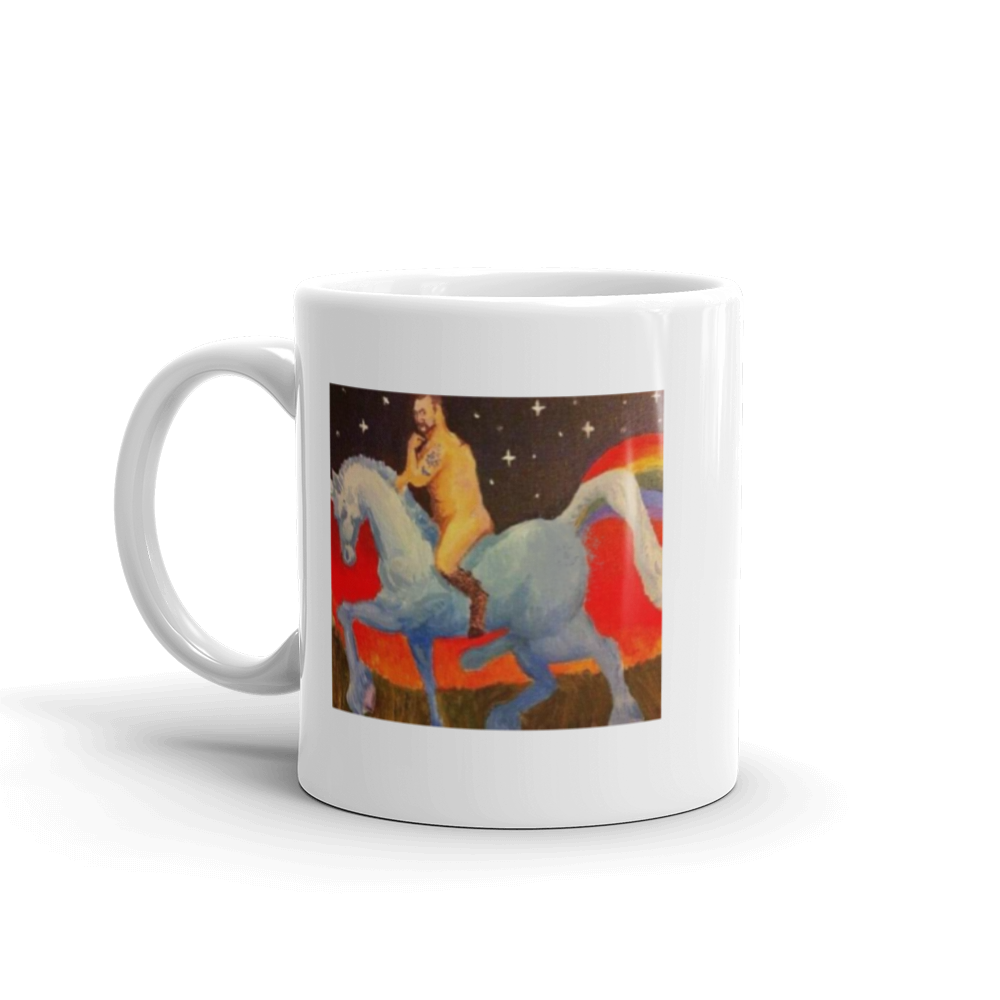 X-Bit Gaming Villain on a Unicorn Mug