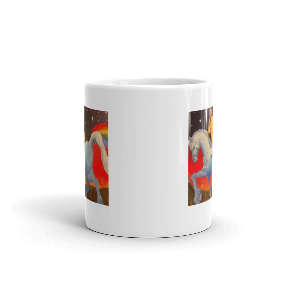 X-Bit Gaming Villain on a Unicorn Mug