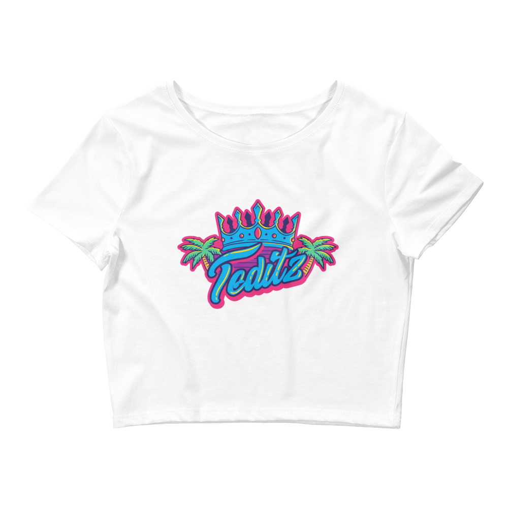 Teditz Ladies Crop Tee