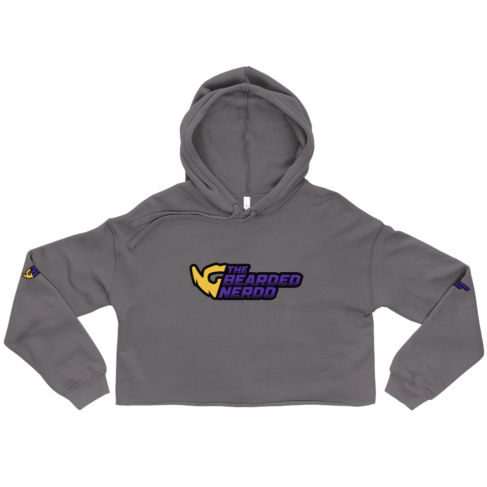 TheBeardedNerdd Crop Hoodie