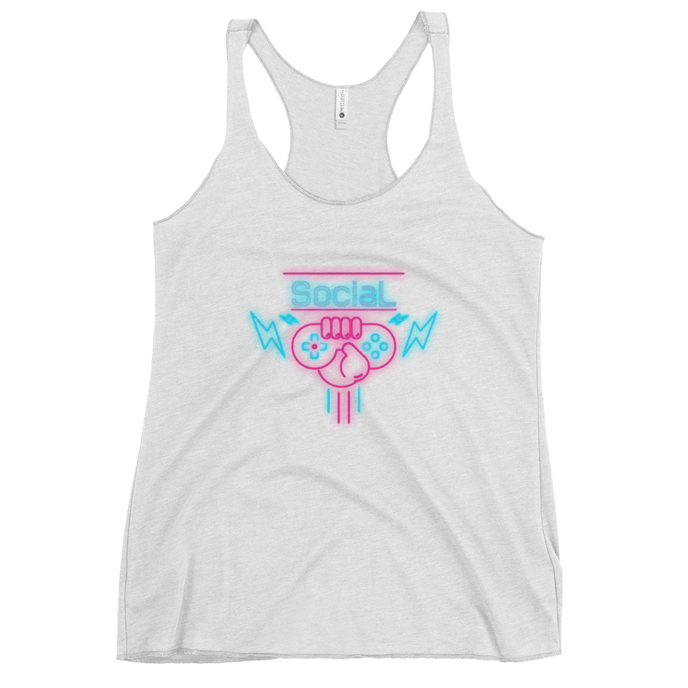 SociaL Ladies Racerback Tank