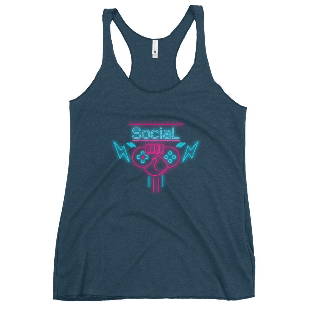 SociaL Ladies Racerback Tank