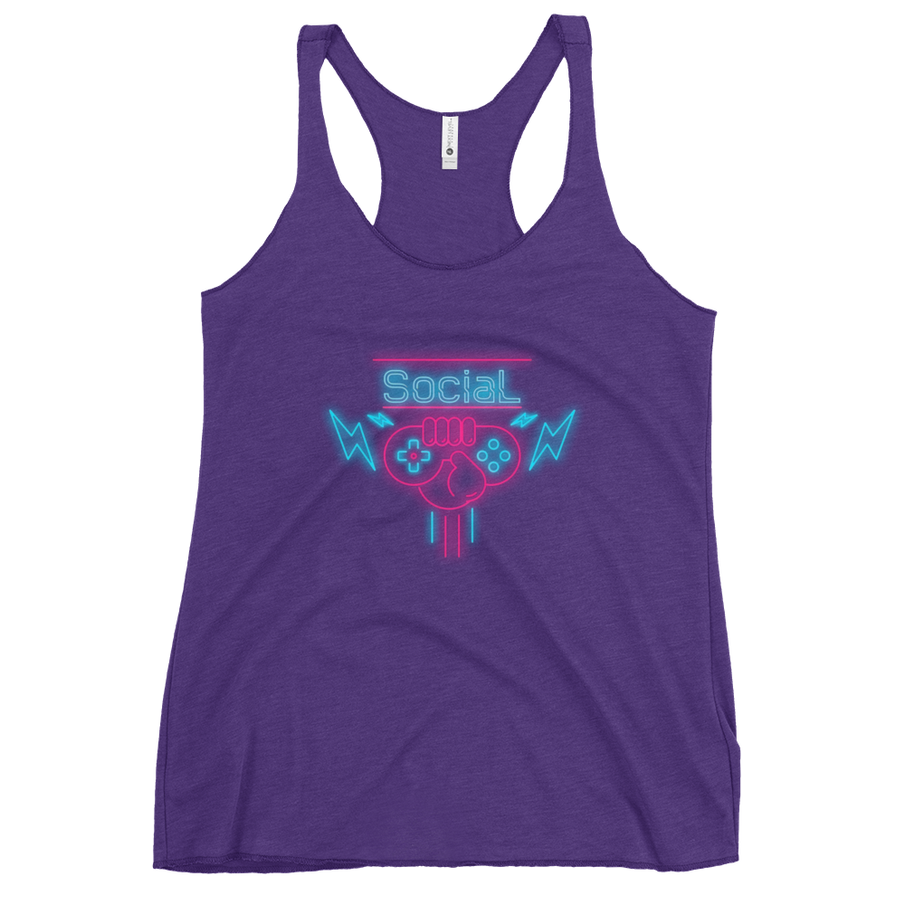 SociaL Ladies Racerback Tank