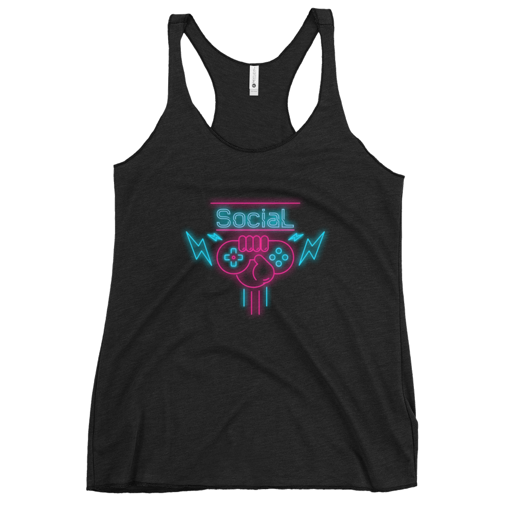 SociaL Ladies Racerback Tank