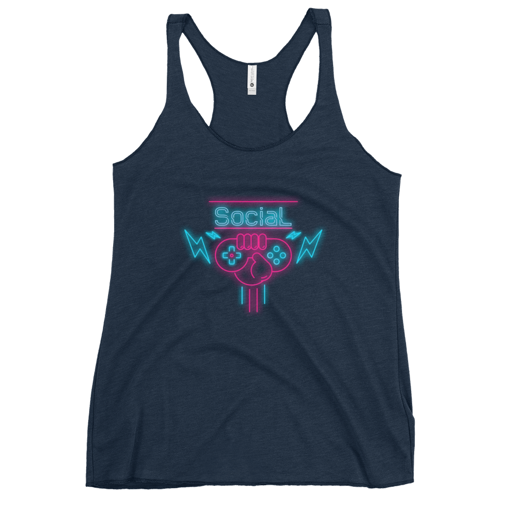 SociaL Ladies Racerback Tank