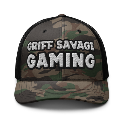 Griff Savage Gaming Camo Trucker Hat