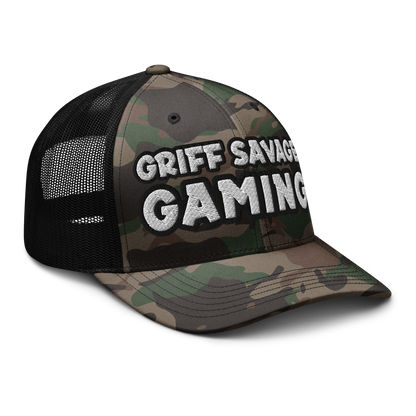 Griff Savage Gaming Camo Trucker Hat