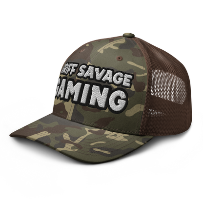 Griff Savage Gaming Camo Trucker Hat