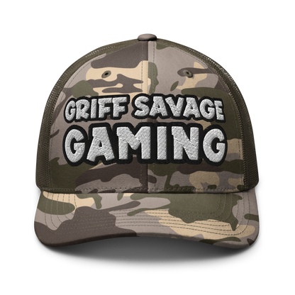 Griff Savage Gaming Camo Trucker Hat