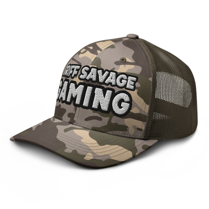Griff Savage Gaming Camo Trucker Hat