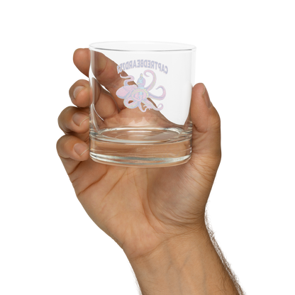CaptRedBeard757 On The Rocks Whiskey Glass