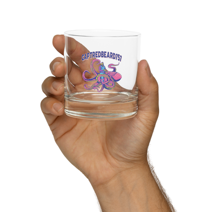 CaptRedBeard757 On The Rocks Whiskey Glass