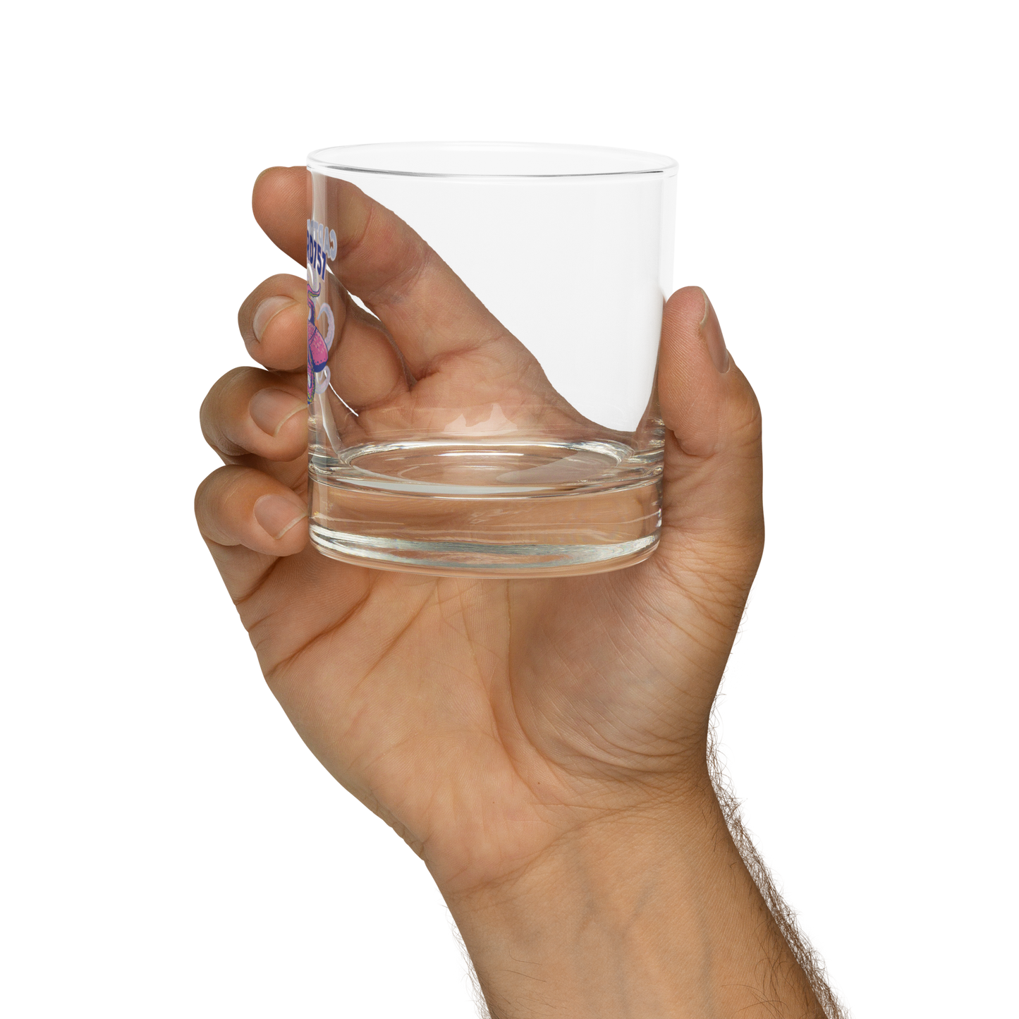 CaptRedBeard757 On The Rocks Whiskey Glass