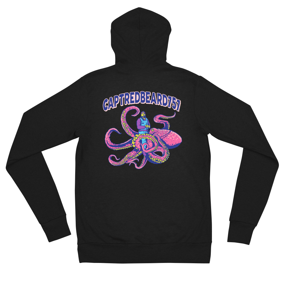 CaptRedBeard757 Zip-Up Light Weight Hoodie