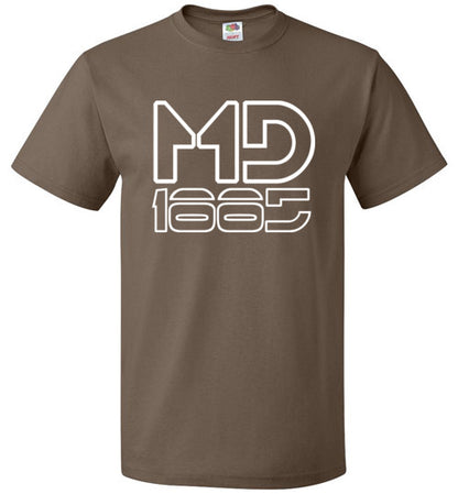 White Maddog1885 Tee