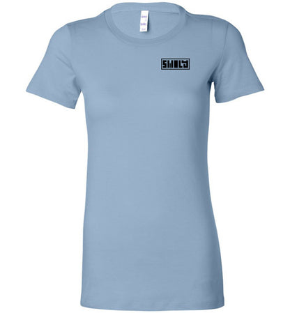 Swoly Black Double Logo Ladies Tee