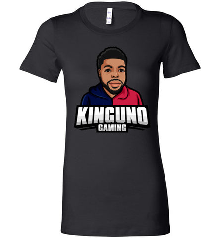KingUno Gaming Premium Ladies Logo Tee