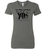 Live, Work and Game Ladies Tee