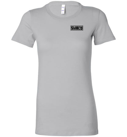 Swoly Black Double Logo Ladies Tee