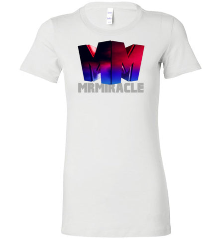 Mr.Miracle Grey Logo Ladies Tee