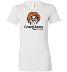 CrazyAces Logo Ladie's Tee