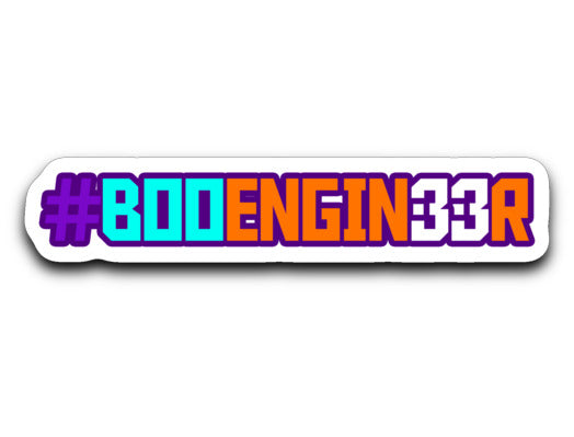Trixx BooEngineer Sticker