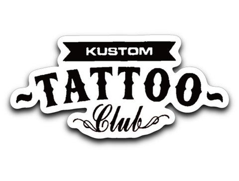KUSTOM TATTOO CLUB Logo Sticker
