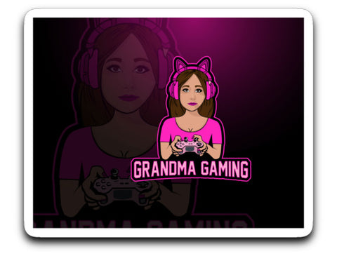 Grandma Gaming Sticker