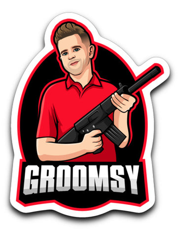 Groomsy Sticker