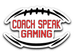 Coach Speak Gaming Sticker