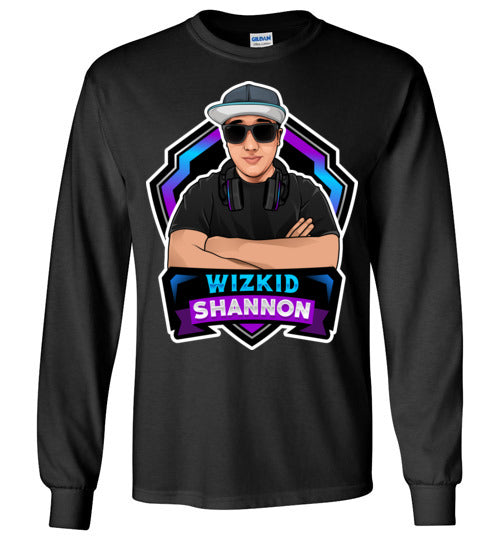 WizKidShannon Long Sleeve Logo Tee