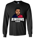 KingUno Gaming Premium Long Sleeve Logo Tee