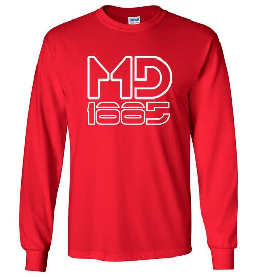 White Maddog1885 Long Sleeve