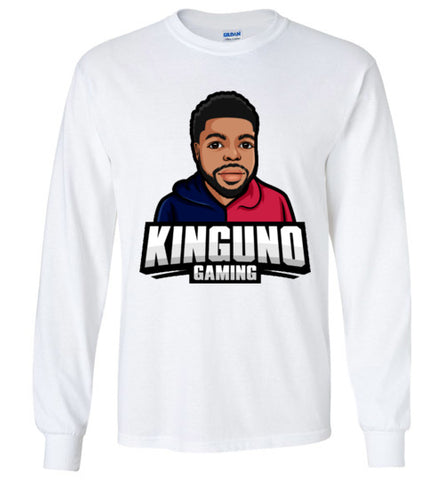 KingUno Gaming Premium Long Sleeve Logo Tee