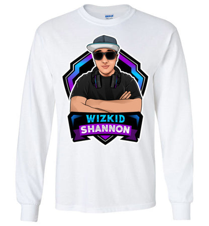 WizKidShannon Long Sleeve Logo Tee