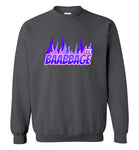 Baabbage Purple Flame Crewneck