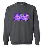 Baabbage Purple Flame Crewneck